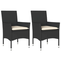 VidaXL 368108 chaise d'extérieur Terrace Siège rembourré Polyuréthane, Acier Crème, Blanc
