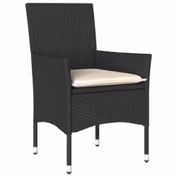 VidaXL 368108 chaise d'extérieur Terrace Siège rembourré Polyuréthane, Acier Crème, Blanc - Vue supplémentaire 4
