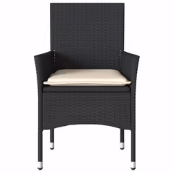 VidaXL 368108 chaise d'extérieur Terrace Siège rembourré Polyuréthane, Acier Crème, Blanc - Vue supplémentaire 5