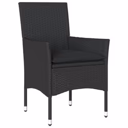 VidaXL 368109 chaise d'extérieur Terrace Siège rembourré Polyuréthane, Acier Noir - Vue supplémentaire 4