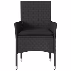 VidaXL 368109 chaise d'extérieur Terrace Siège rembourré Polyuréthane, Acier Noir - Vue supplémentaire 5