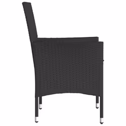 VidaXL 368109 chaise d'extérieur Terrace Siège rembourré Polyuréthane, Acier Noir - Vue supplémentaire 6