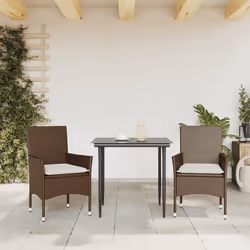 VidaXL 368110 chaise d'extérieur Terrace Siège rembourré Polyuréthane, Acier Crème, Blanc