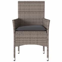VidaXL 368111 chaise d'extérieur Terrace Siège rembourré Polyuréthane, Acier Gris - Vue supplémentaire 5