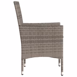VidaXL 368111 chaise d'extérieur Terrace Siège rembourré Polyuréthane, Acier Gris - Vue supplémentaire 6
