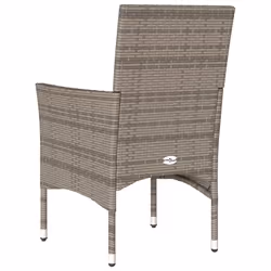 VidaXL 368111 chaise d'extérieur Terrace Siège rembourré Polyuréthane, Acier Gris - Vue supplémentaire 7