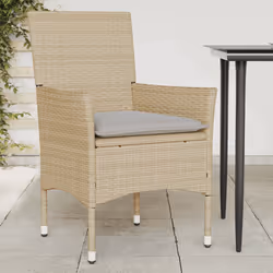 VidaXL 368112 chaise d'extérieur Terrace Siège rembourré Polyuréthane, Acier Gris