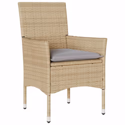 VidaXL 368112 chaise d'extérieur Terrace Siège rembourré Polyuréthane, Acier Gris - Vue supplémentaire 4