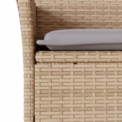 VidaXL 368112 chaise d'extérieur Terrace Siège rembourré Polyuréthane, Acier Gris - Vue supplémentaire 8