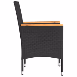 VidaXL 368119 chaise d'extérieur Terrace Siège rembourré Bois d'acacia, Polyuréthane, Acier Crème, Blanc - Vue supplémentaire 6