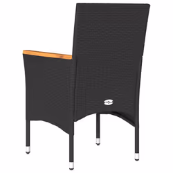 VidaXL 368119 chaise d'extérieur Terrace Siège rembourré Bois d'acacia, Polyuréthane, Acier Crème, Blanc - Vue supplémentaire 7
