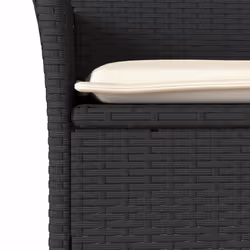 VidaXL 368119 chaise d'extérieur Terrace Siège rembourré Bois d'acacia, Polyuréthane, Acier Crème, Blanc - Vue supplémentaire 8
