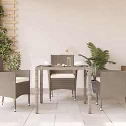 VidaXL 368122 table de jardin Gris