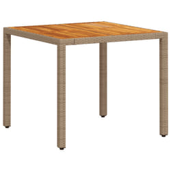 VidaXL 368124 table de jardin Beige, Marron