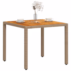 VidaXL 368124 table de jardin Beige, Marron - Vue supplémentaire 4