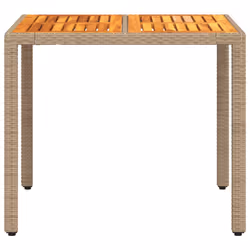 VidaXL 368124 table de jardin Beige, Marron - Vue supplémentaire 5