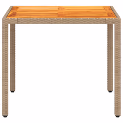 VidaXL 368124 table de jardin Beige, Marron - Vue supplémentaire 6
