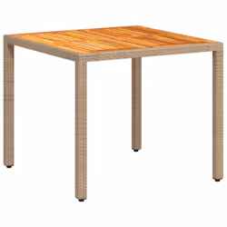VidaXL 368124 table de jardin Beige, Marron - Vue supplémentaire 7