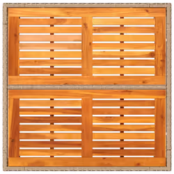 VidaXL 368124 table de jardin Beige, Marron - Vue supplémentaire 8