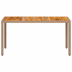 VidaXL 368127 table de jardin Beige, Marron - Vue supplémentaire 5