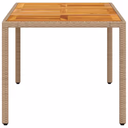 VidaXL 368127 table de jardin Beige, Marron - Vue supplémentaire 6