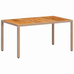 VidaXL 368127 table de jardin Beige, Marron - Vue supplémentaire 7