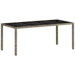 VidaXL 368128 table de jardin Gris