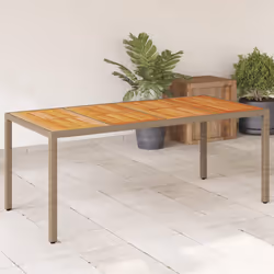 VidaXL 368130 table de jardin Beige, Marron
