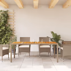 VidaXL 368130 table de jardin Beige, Marron