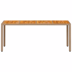 VidaXL 368130 table de jardin Beige, Marron - Vue supplémentaire 5