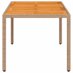 VidaXL 368130 table de jardin Beige, Marron - Vue supplémentaire 6