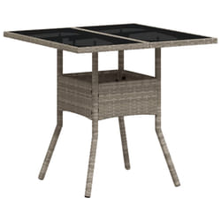 VidaXL 368131 table de jardin Gris
