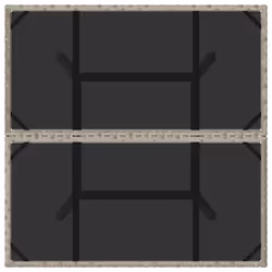 VidaXL 368131 table de jardin Gris - Vue supplémentaire 8