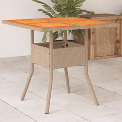VidaXL 368133 table de jardin Beige, Marron