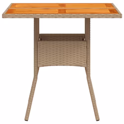 VidaXL 368133 table de jardin Beige, Marron - Vue supplémentaire 6