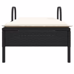VidaXL 368308 chaise d'extérieur Linge Siège rembourré Polyuréthane, Acier Crème, Blanc - Vue supplémentaire 4