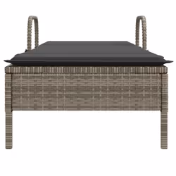 VidaXL 368310 chaise d'extérieur Linge Siège rembourré Polyuréthane, Acier Gris - Vue supplémentaire 4
