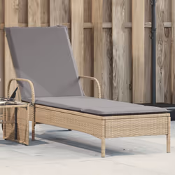 VidaXL 368311 chaise d'extérieur Linge Siège rembourré Polyuréthane, Acier Gris