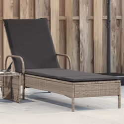 Détendez-vous et profitez du plein air avec cette chaise longue confortable ! Matériau durable : la résine tressée, également ...