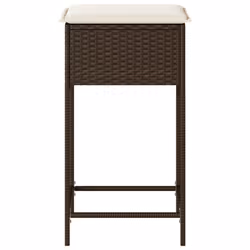 VidaXL 368318 chaise d'extérieur Terrace Siège rembourré Polyuréthane, Acier Crème, Blanc - Vue supplémentaire 5