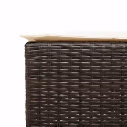 VidaXL 368318 chaise d'extérieur Terrace Siège rembourré Polyuréthane, Acier Crème, Blanc - Vue supplémentaire 8