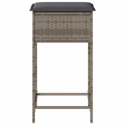 VidaXL 368319 chaise d'extérieur Terrace Siège rembourré Polyuréthane, Acier Gris - Vue supplémentaire 5