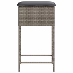 VidaXL 368319 chaise d'extérieur Terrace Siège rembourré Polyuréthane, Acier Gris - Vue supplémentaire 6