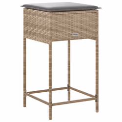 VidaXL 368320 chaise d'extérieur Terrace Siège rembourré Polyuréthane, Acier Gris - Vue supplémentaire 7