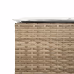 VidaXL 368321 chaise d'extérieur Terrace Siège rembourré Polyuréthane, Acier Crème, Blanc - Vue supplémentaire 8