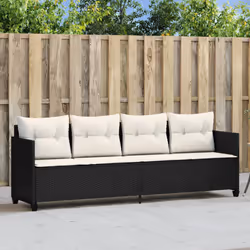 VidaXL 368326 chaise d'extérieur Linge Siège rembourré Polyuréthane, Acier Crème, Blanc