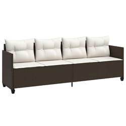 VidaXL 368327 chaise d'extérieur Linge Siège rembourré Polyuréthane, Acier Crème, Blanc