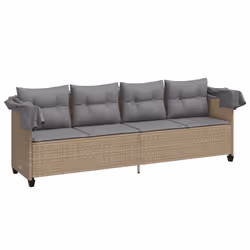 VidaXL 368329 chaise d'extérieur Linge Siège rembourré Polyuréthane, Acier Gris - Vue supplémentaire 4