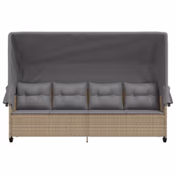 VidaXL 368329 chaise d'extérieur Linge Siège rembourré Polyuréthane, Acier Gris - Vue supplémentaire 5