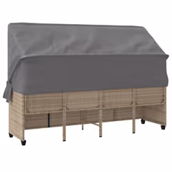 VidaXL 368329 chaise d'extérieur Linge Siège rembourré Polyuréthane, Acier Gris - Vue supplémentaire 7